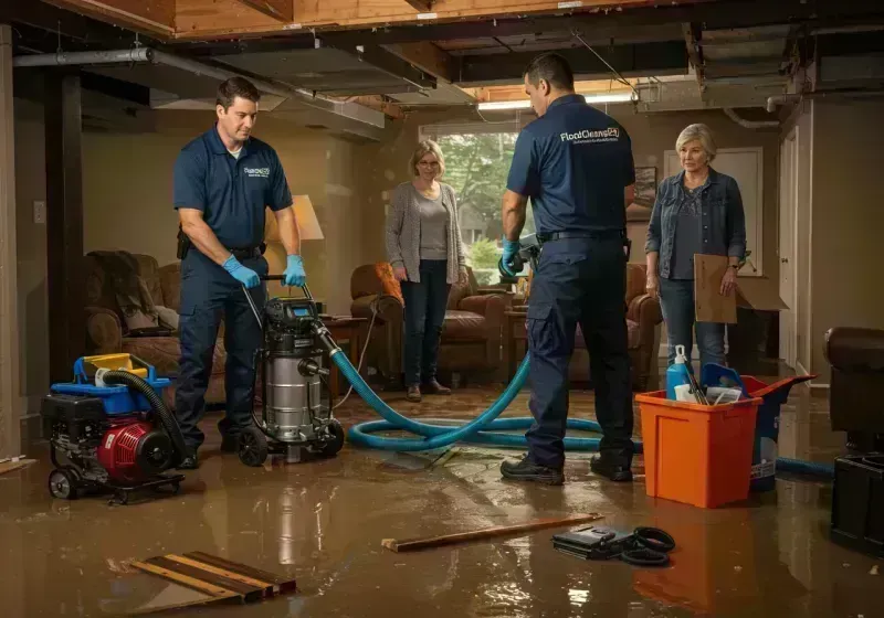 Basement Water Extraction and Removal Techniques process in Brimfield, OH